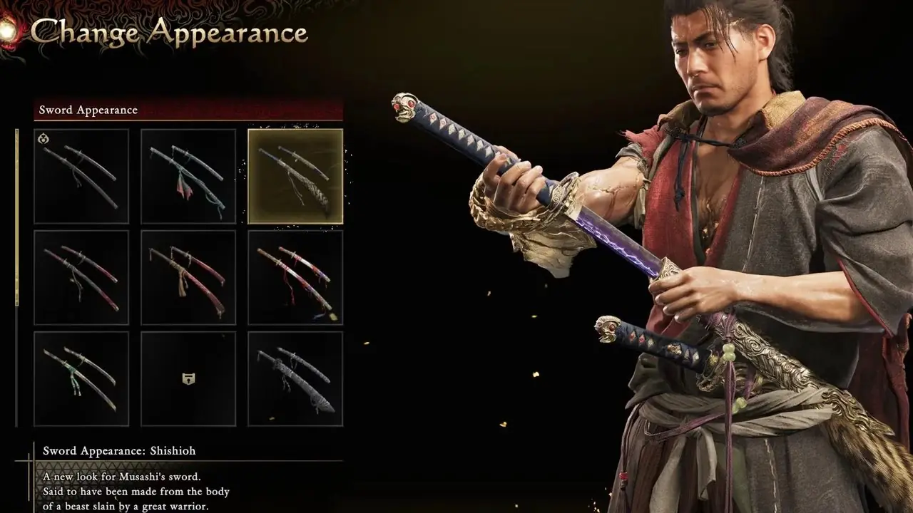 Onimusha Caminho da Espada Manopla Escondendo Haori