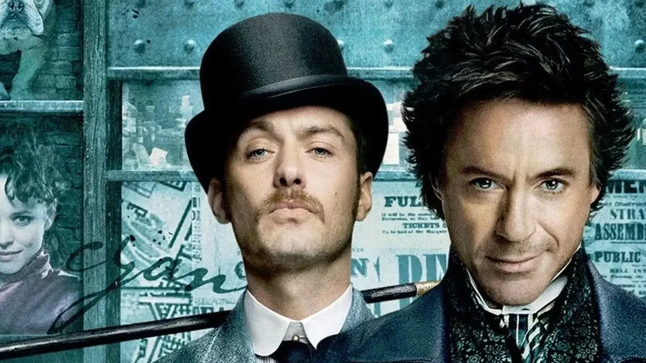 Robert Downey Jr nel ruolo di Sherlock Holmes