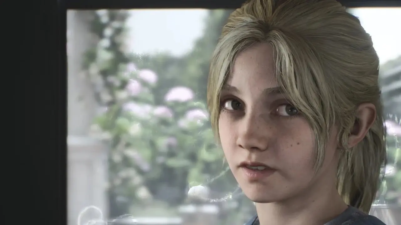 Hinako parecendo surpresa e suada em Silent Hill f (2025)