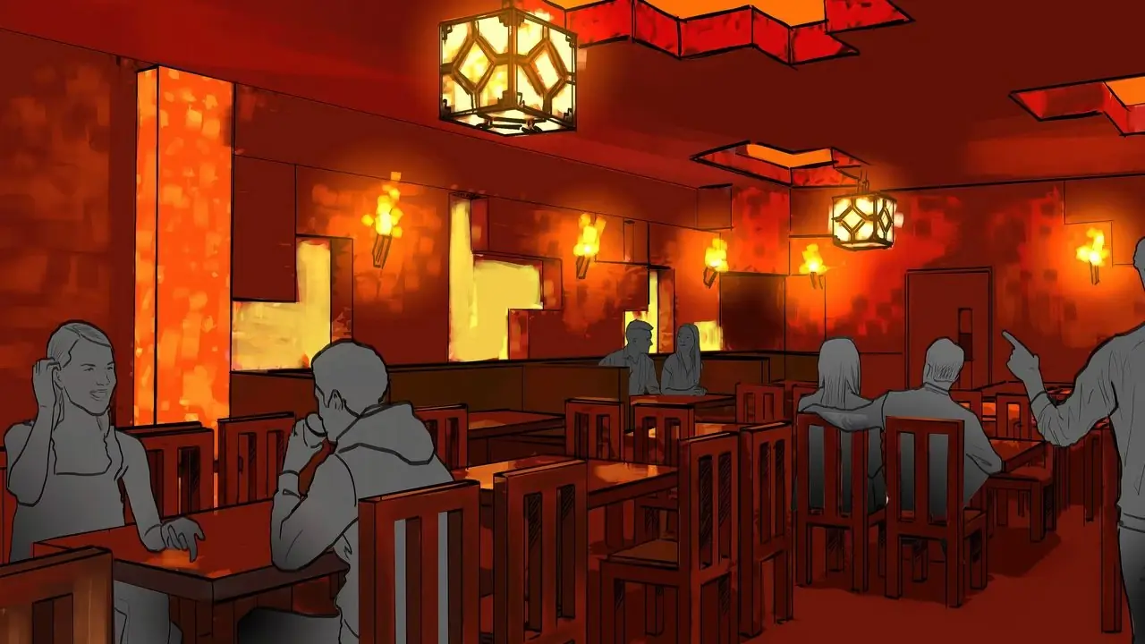 切辛顿 Minecraft 酒店的卧室概念