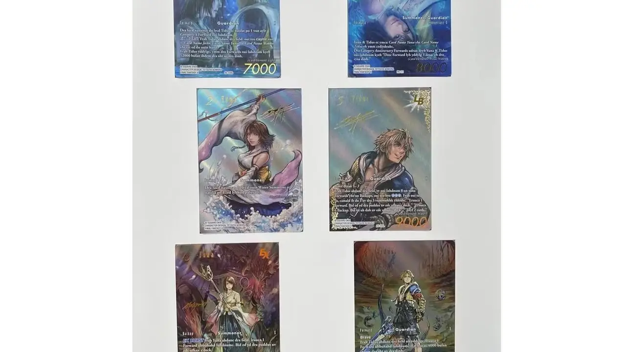 Final Fantasy-ruilkaartspel FF10 25-jarig jubileumcollectie 2