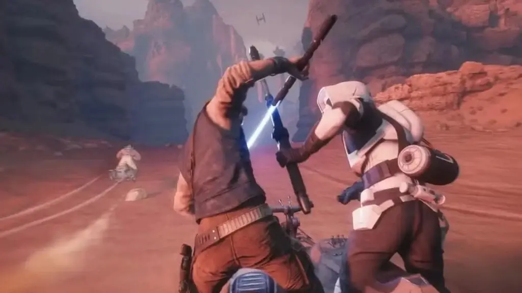 Veikart for utvikling av Star Wars Jedi 3 lekket 3