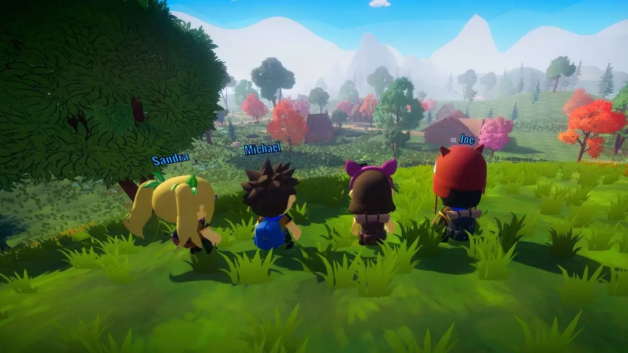 Huglings-Spieler kümmern sich in Huglings um ihre gemeinsame Farm.