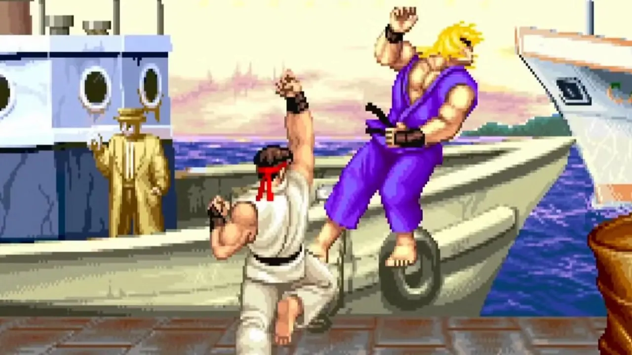 Ryu contra Ken - Street Fighter 2