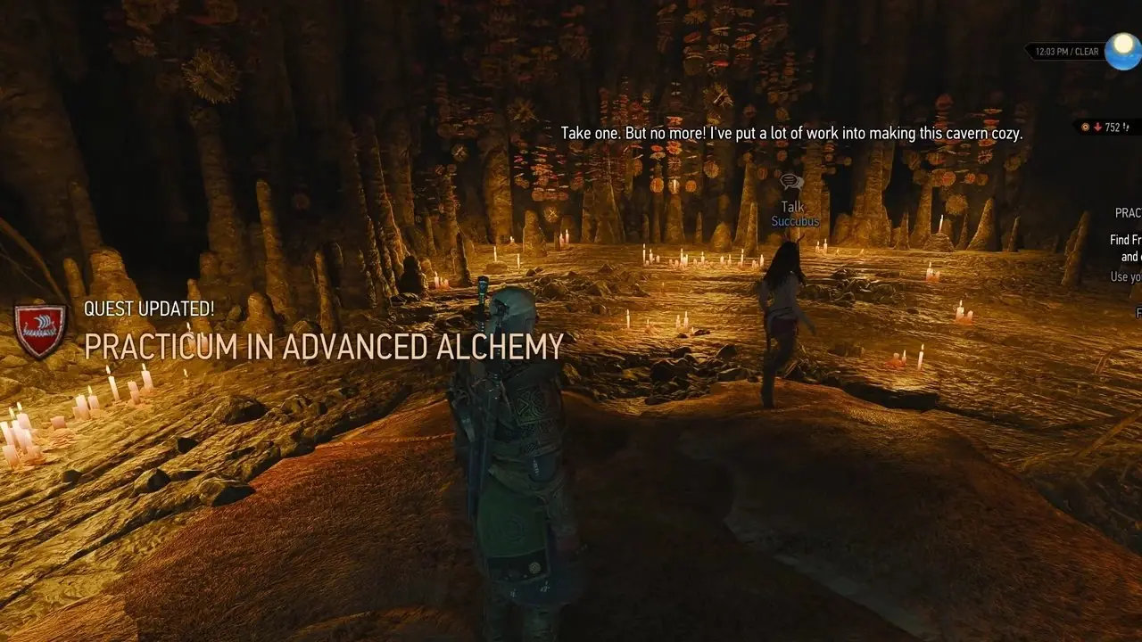 Práctica en tutorial de alquimia avanzada en The Witcher 3 (2)