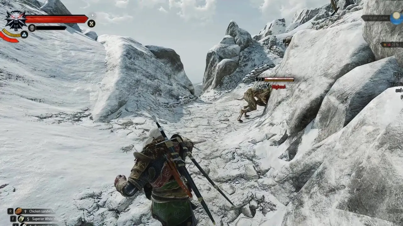 Práctica en tutorial de alquimia avanzada en The Witcher 3 (1)