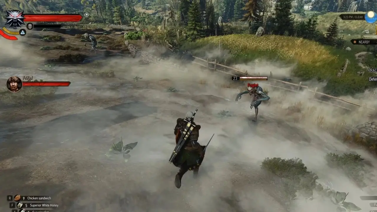Práctica en tutorial de alquimia avanzada en The Witcher 3 (24)