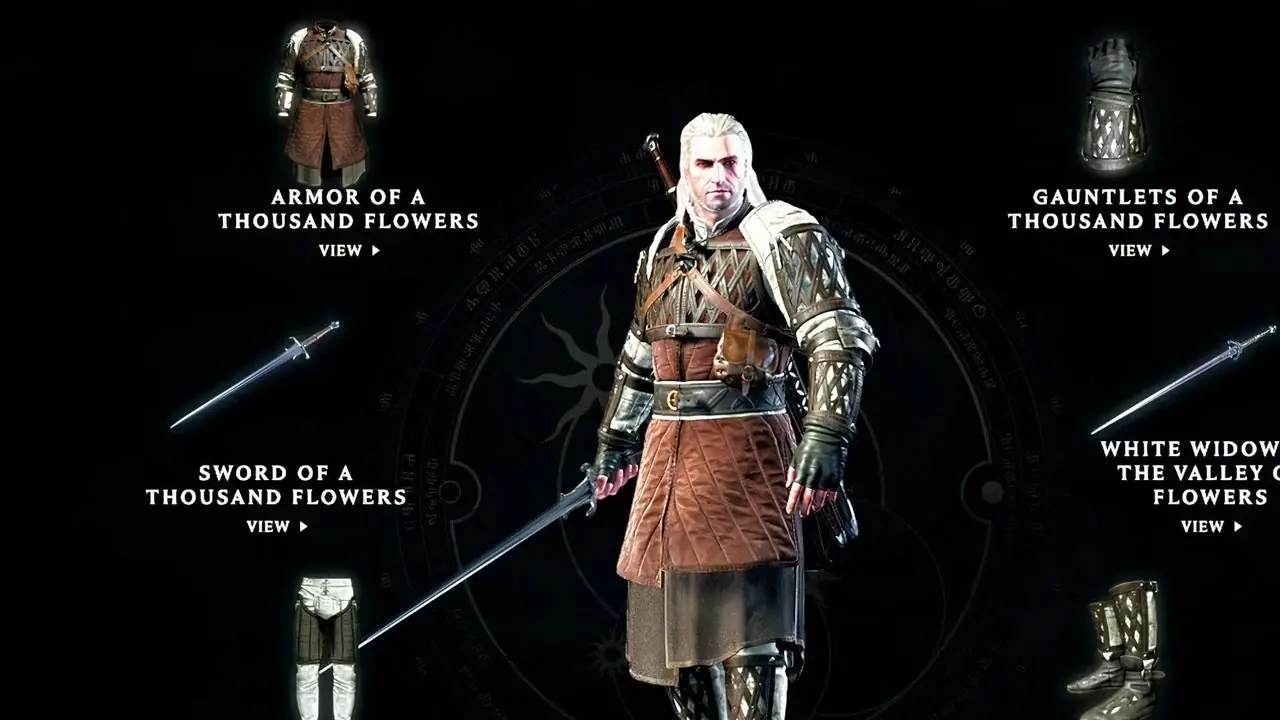 La cresta escarlata ambientada en The Witcher 3 remasterizada.