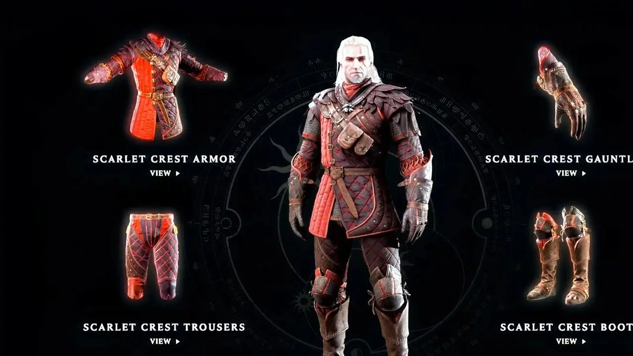 위쳐3 리마스터의 새로운 늑대 가면.