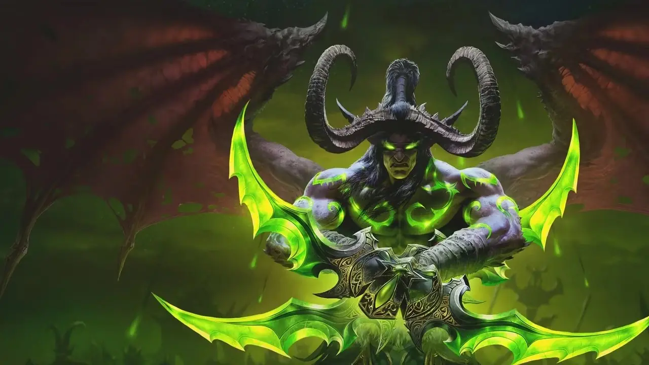 WoW Legion Remix Illidan Stormrage Twin Blades of Azzinoth