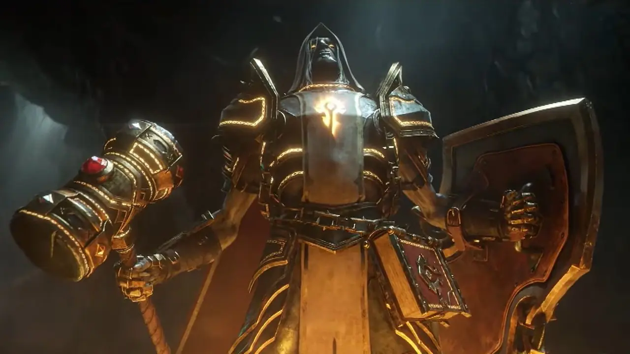 En undead Paladin i WoW Forever