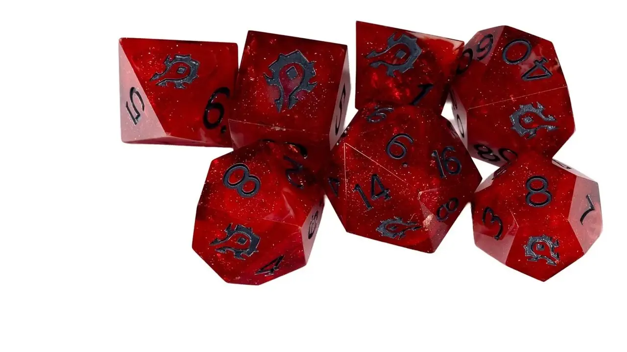 World of Warcraft لتخطيط منتج Alliance Adventure Dice