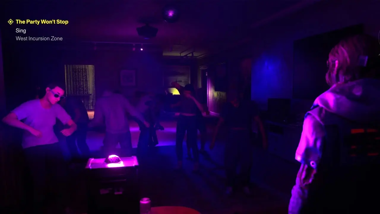 Dylan śpiewa karaoke dla grupy opętanych tancerzy w Control Resonant Dylan śpiewa karaoke dla grupy opętanych tancerzy w Control Resonant