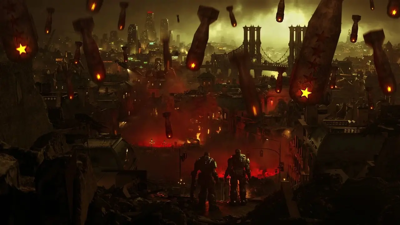 Gears of War: 평가 폭탄이 포함된 E-Day 주요 이미지