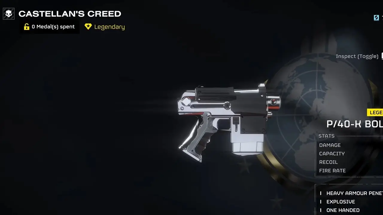 Pistola Bólter P40-K