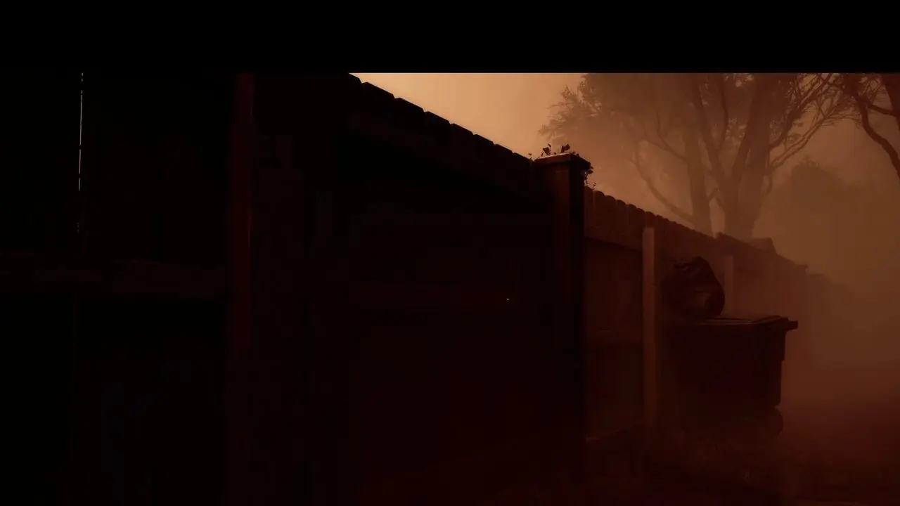 monstro de Silent Hill Townfall no quarto vermelho