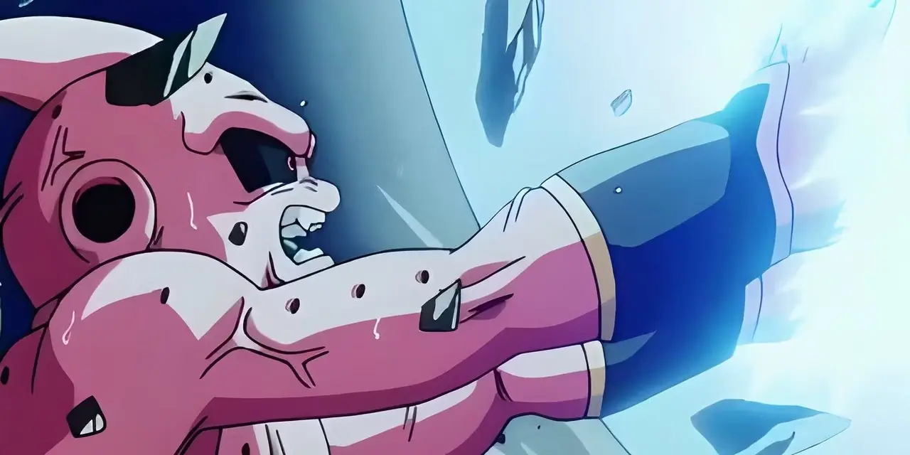 Krillin Destructo Disk Nappa Fight
