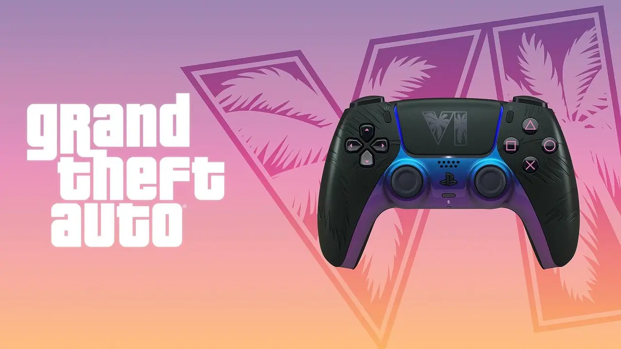 डुअलसेंस GTA 6 व्हाइट कंट्रोलर
