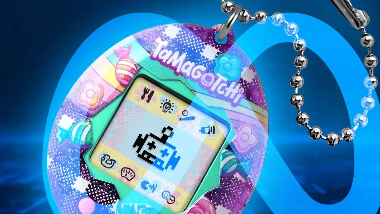 tamagotchi con meta logo