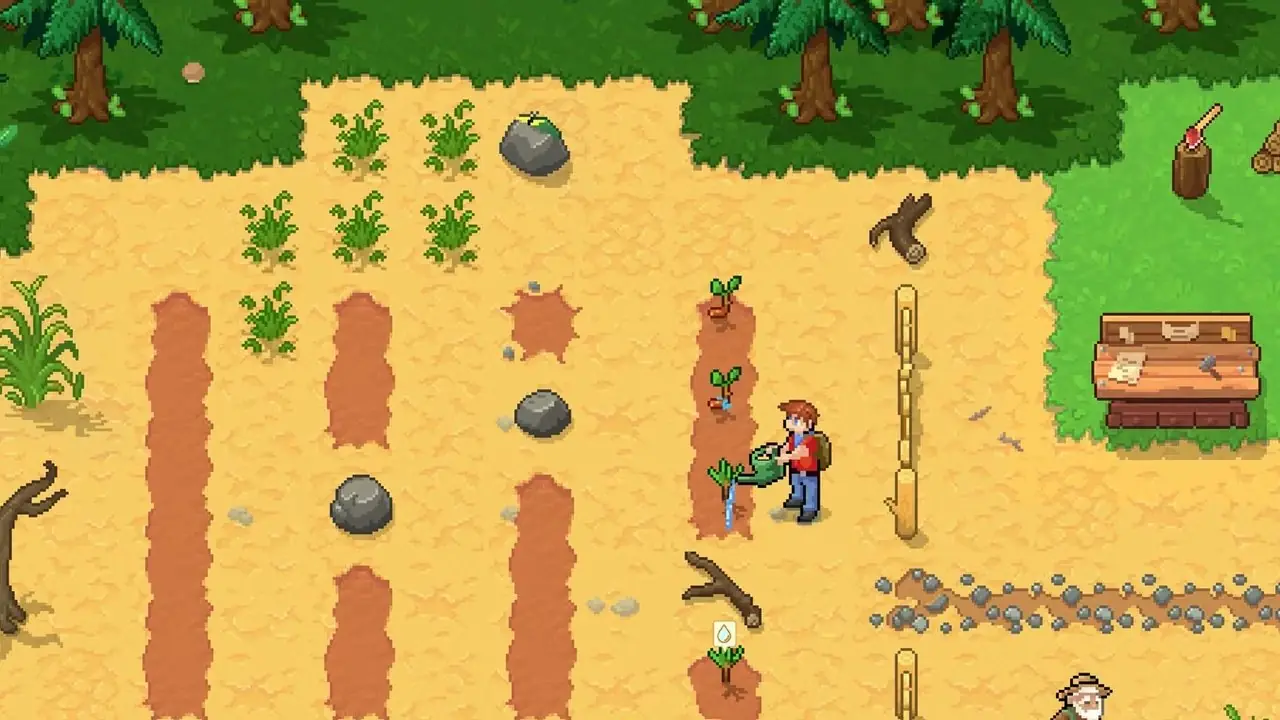El nuevo Cozy Farming Sim combina lo mejor de Stardew Valley y Pokémon Snap