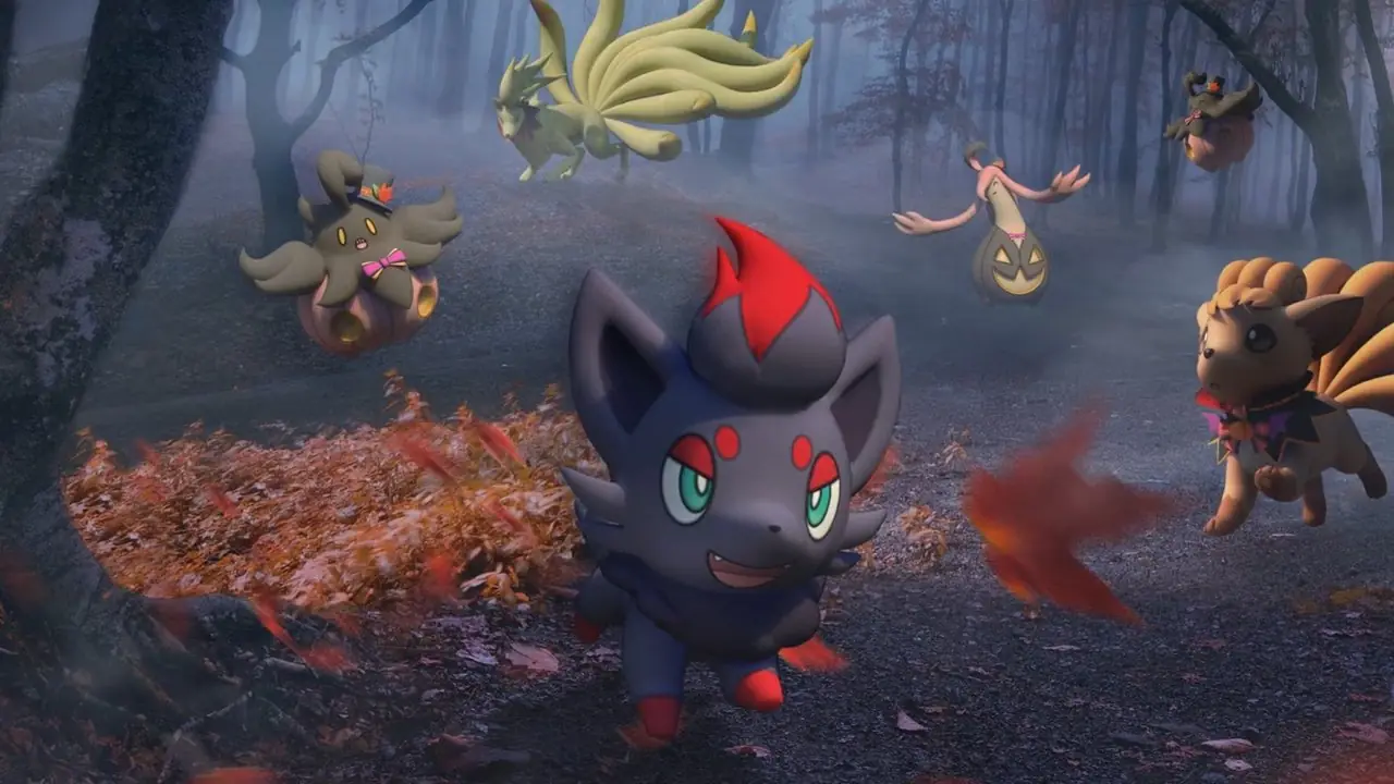 Arte de Pokémon GO Twilight Trails con Zorua, Espeon y más