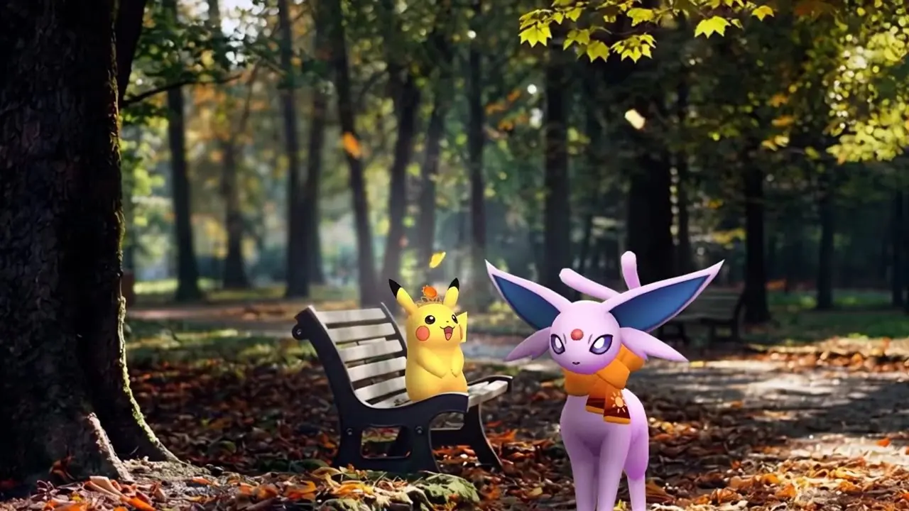Pokemon GO Twilight Trails-Bild mit Mega-Staraptor, Mega-Kronleuchter und mehr