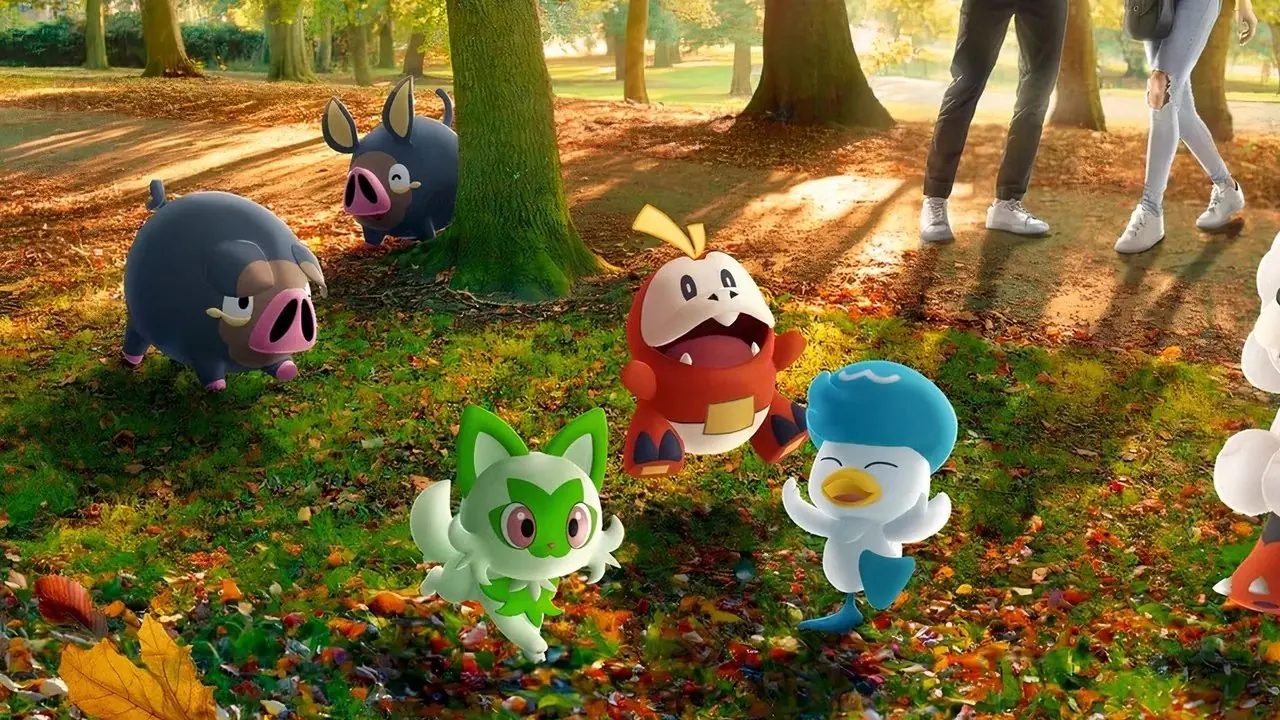 Tela Pokémon GO com Vulpine, Genera, Pumpkaboo e muito mais