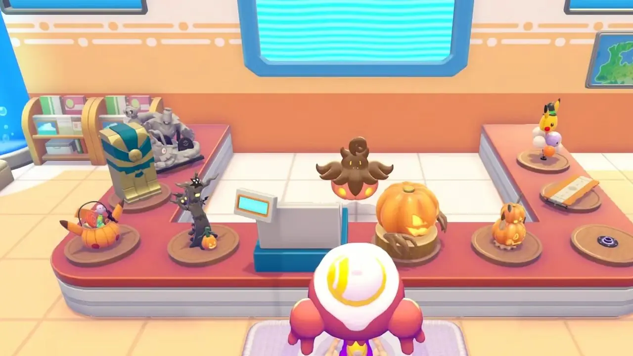Pokemon Pokopia Ditto przekształca się w Charmander Halloween