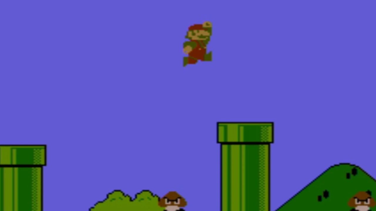 Un castillo en Super Mario Bros (NES)