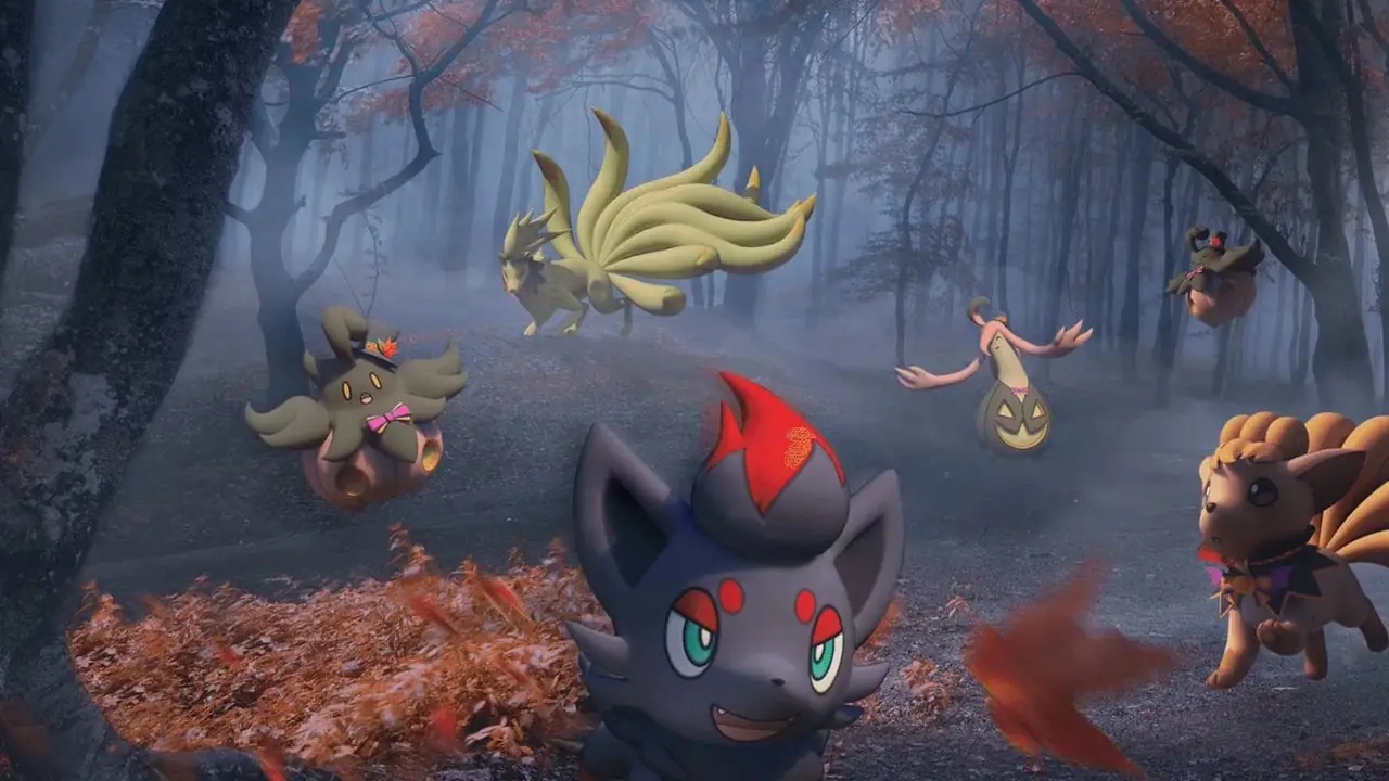 Pokémon-Fan-Art-Feuer-Zorua und Zoroark