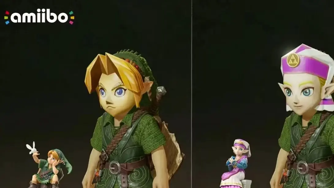 Ocarina of Time-Masken, die Amiibo tragen
