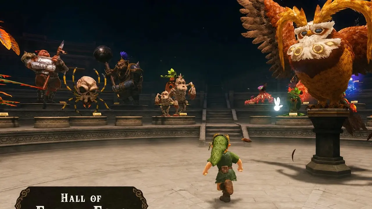 Zelda Ocarina of Time Adult Link defiende a Sheik