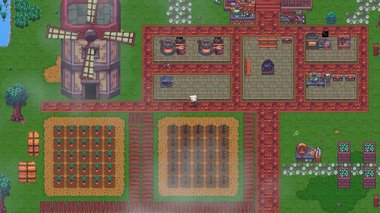 Emberville Boss Screenshot uit de perskit voor mediagebruik