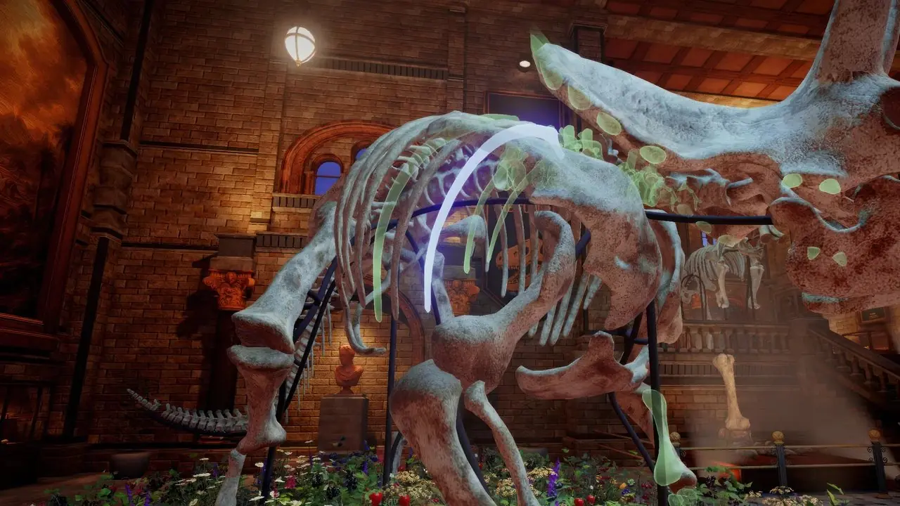 DinoBones: Ordena la exhibición del Museo con estegosaurio