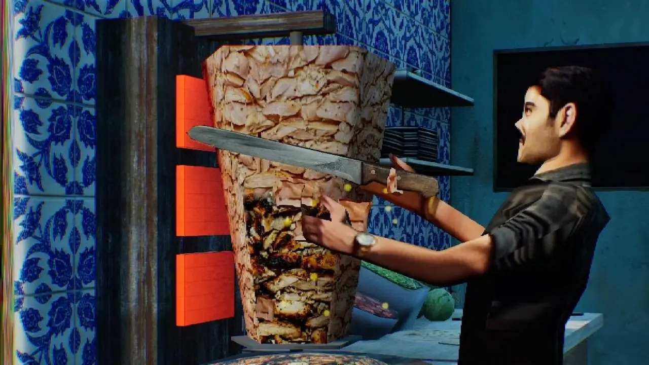 شعار GTA Vice City Tommy Vercetti Steam مع عدم وضوح Alaturka في الخلفية