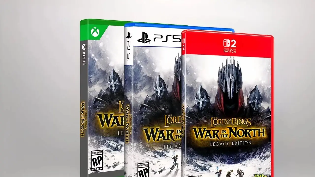 Макет физического диска для PS5 с официальным плакатом «Властелина колец».