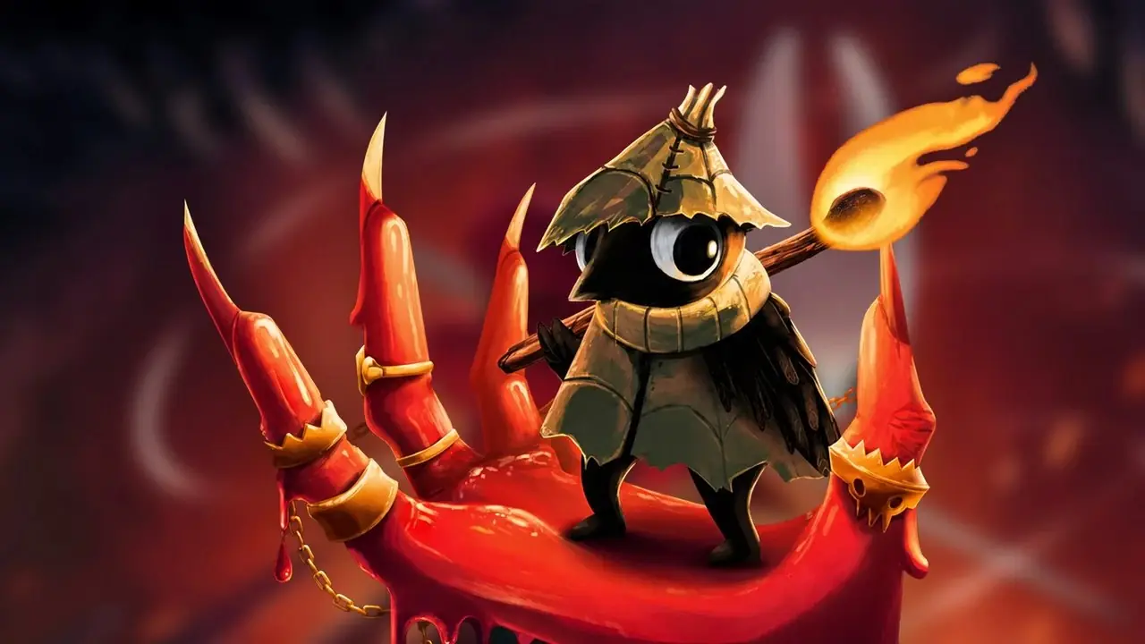 Capture d'écran de Well Dweller floue avec le logo PlayStation