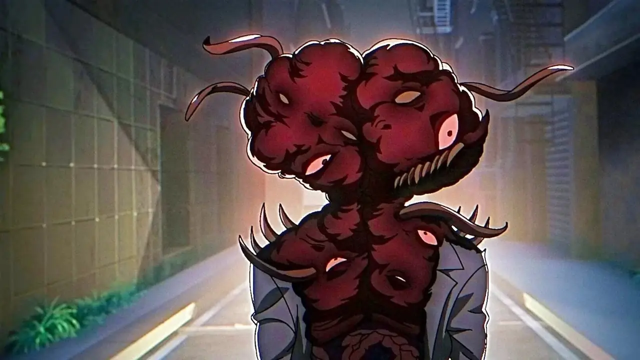 Dead of Darkness 2 の 90 年代のアニメにインスパイアされたカットシーンのシーン。