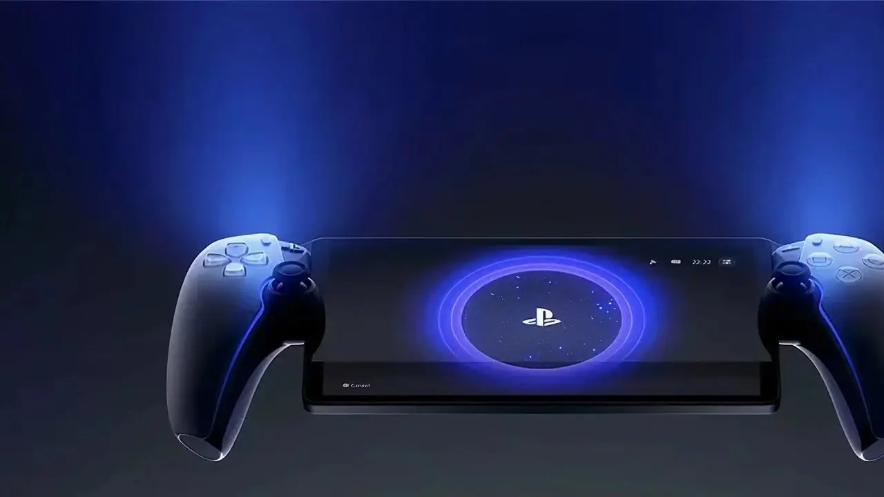 Портал PlayStation на синем фоне