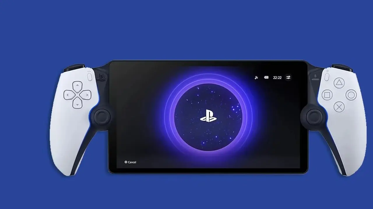 PlayStation-portalen mot en blå bakgrund