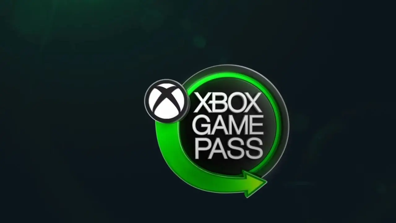 Logotipo de Xbox Game Pass con fondo negro y verde