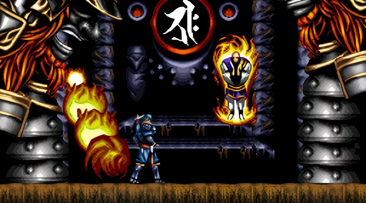 Combattere i nemici in Super Ghouls 'n Ghosts