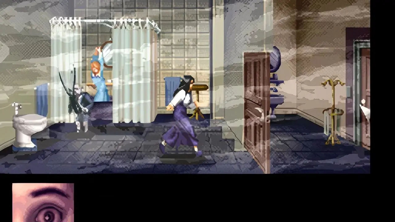 시계탑 snes snes 게임 가위맨에서 달리는 제니퍼