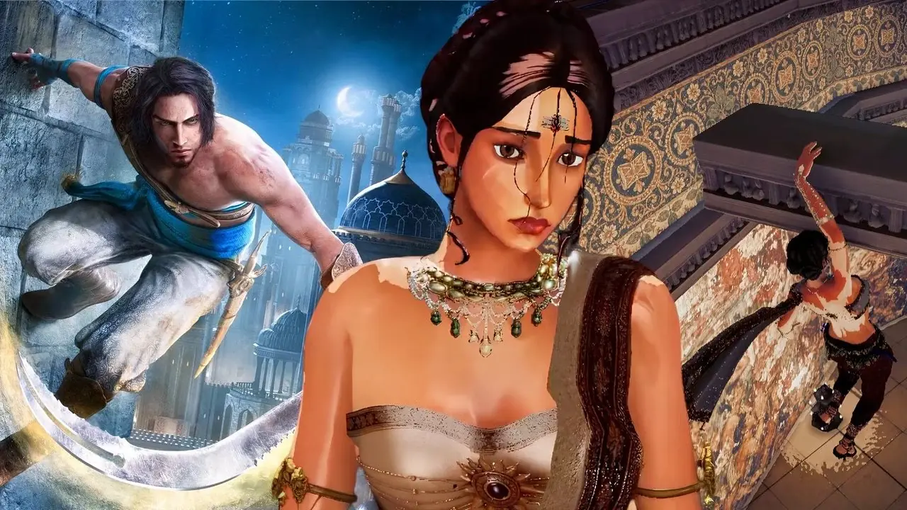 Mihira, le protagoniste de l'arc éternel au milieu, avec le prince de Perse visible en arrière-plan.