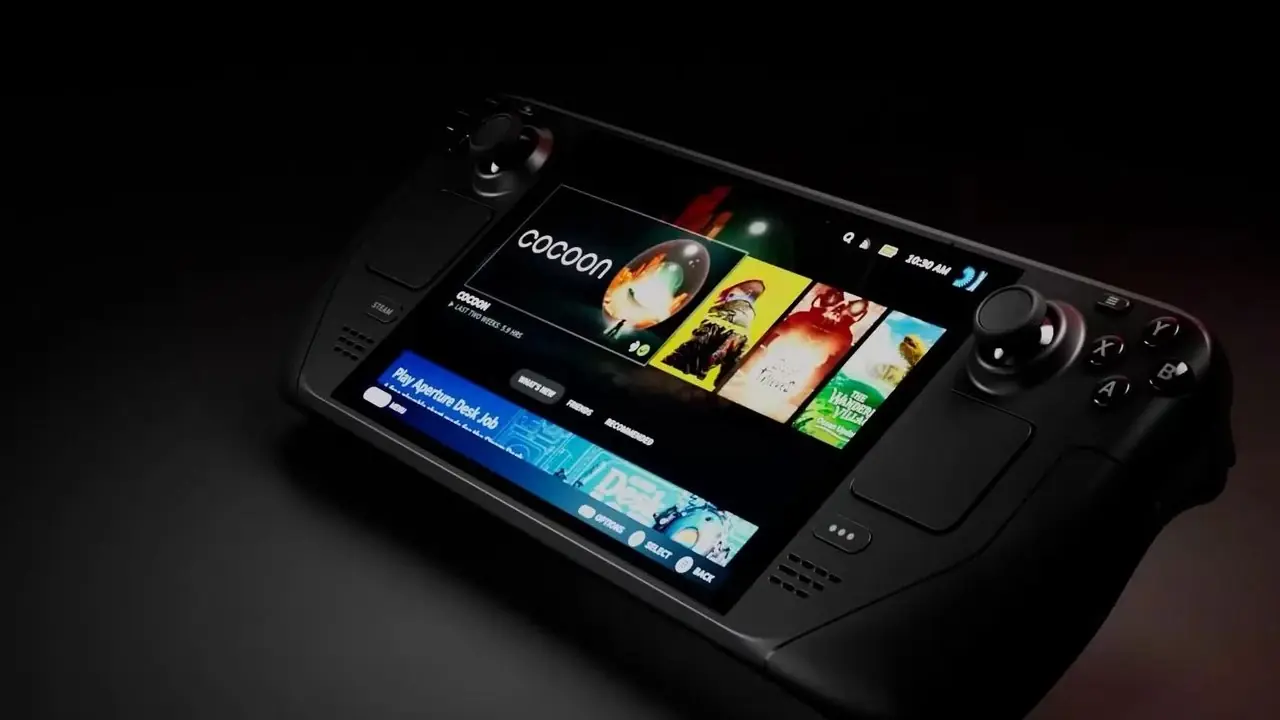 изображение OLED-дисплея Steam Deck