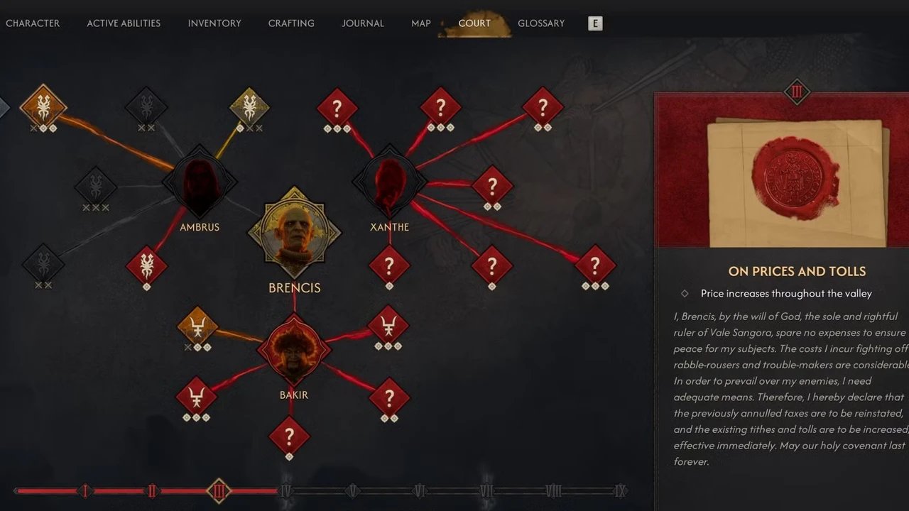 Blood of Dawnwalker: Guida a Dove risiede la lealtà