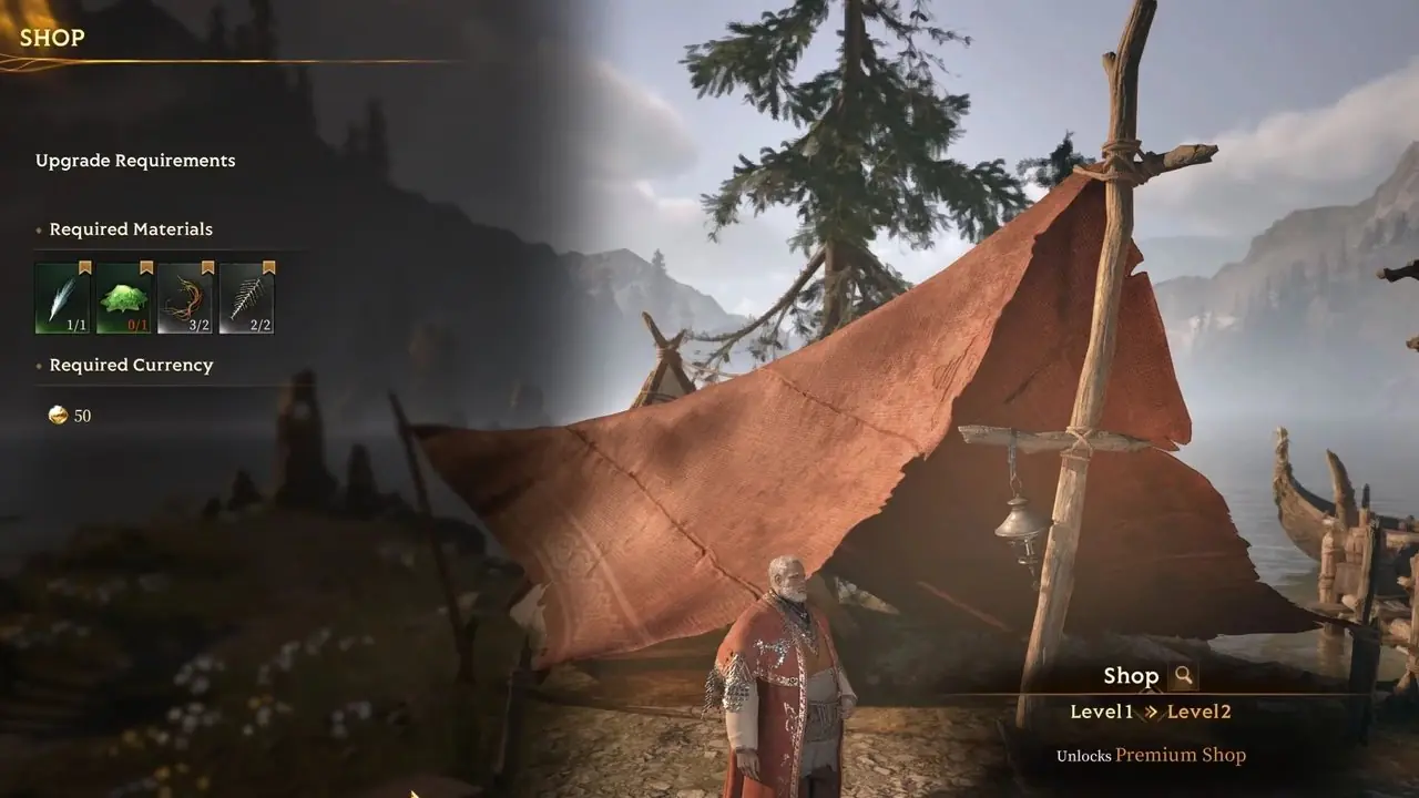 Boutique secrète dans Mistfall Hunter Image sélectionnée