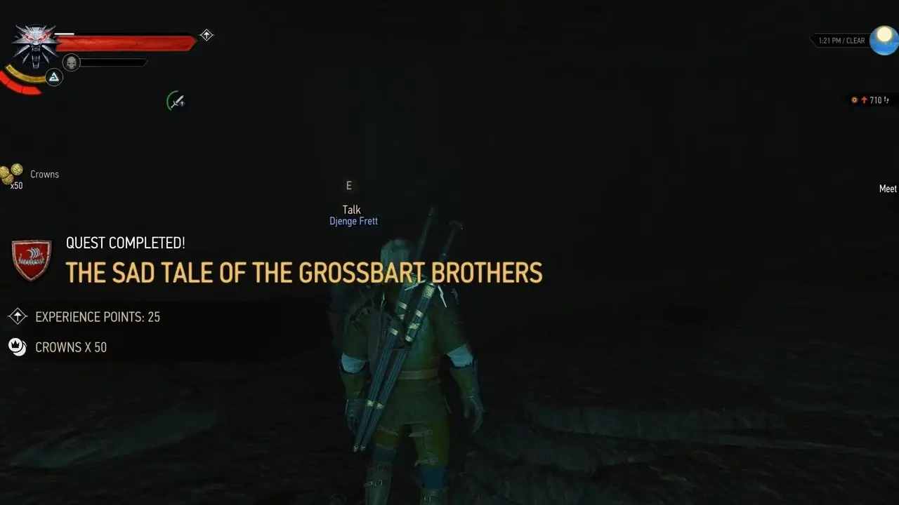The Witcher 3: complete walkthrough van het trieste verhaal van de Grossbart Brothers 2