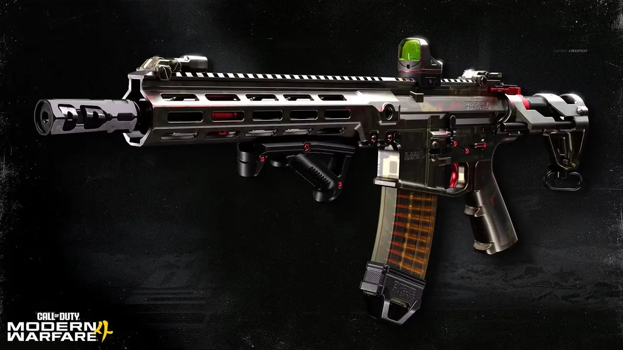 Call of Duty Modern Warfare 4 und Green Inner Circuit M4 Blaupause